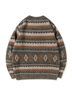 Women's Heritage Pattern Relaxed Knit Jumper