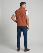 Men's Sleeveless Utility Gilet with Four Zipped Pockets