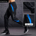 Men's Lightweight Tapered Joggers with Zip Pockets – Blue