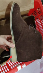 Men's Vintage-Inspired Leather Boots with Robust Sole – Brown Suede