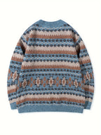 Women's Heritage Pattern Relaxed Knit Jumper