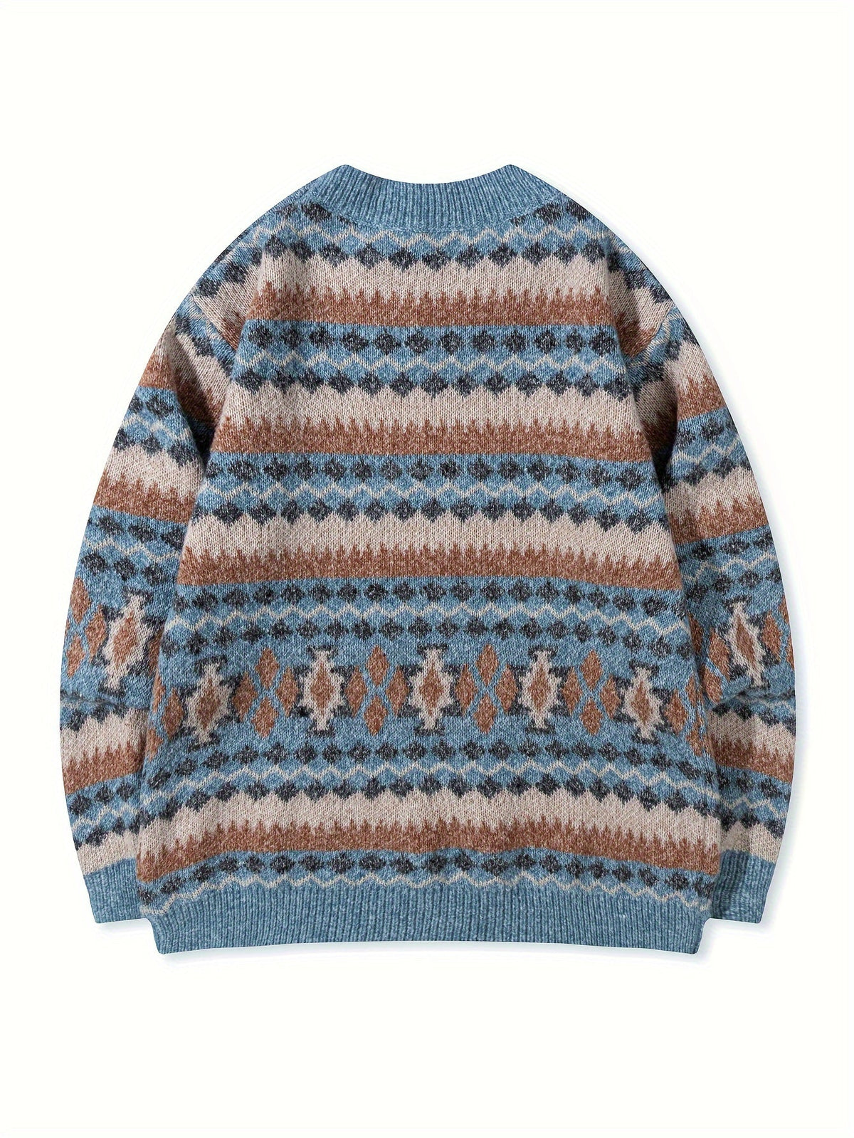 Women's Heritage Pattern Relaxed Knit Jumper