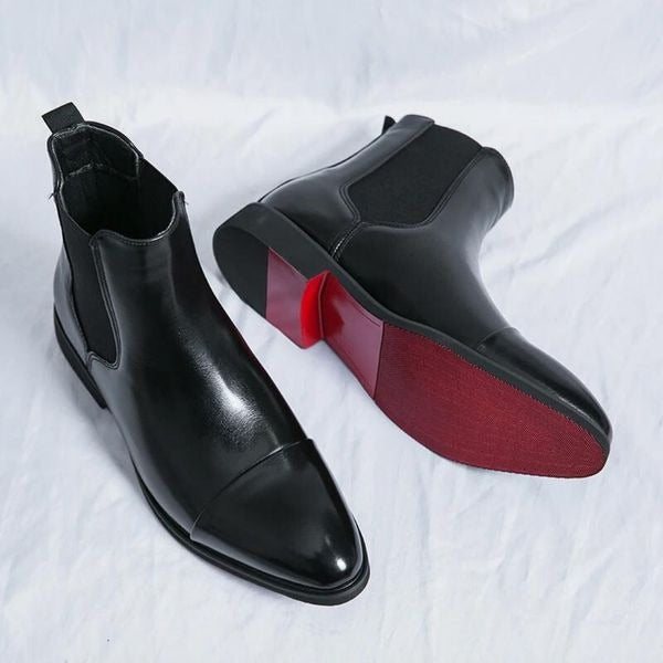 Men's Structured Leather Boots for Smart Casual Days