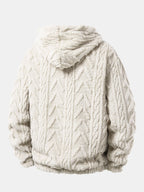Men's Teddy Fleece Hoodie and Joggers Two-Piece Set