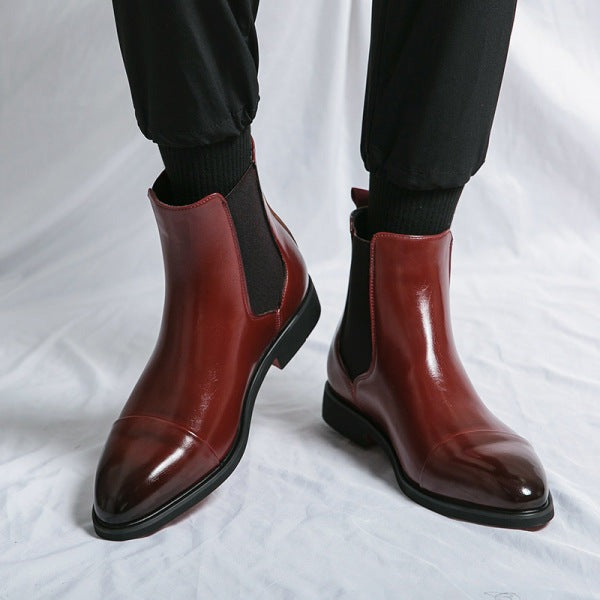 Men's Structured Leather Boots for Smart Casual Days