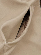 Women's Soft-Lined Hooded Zip-Up Winter Coat