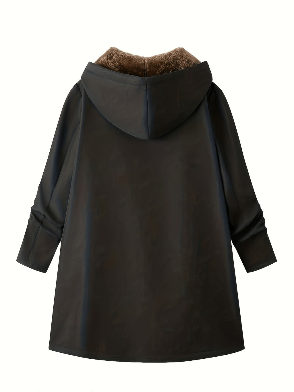 Women's Soft-Lined Hooded Zip-Up Winter Coat