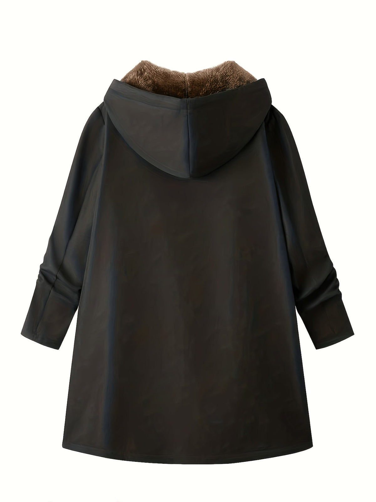 Women's Soft-Lined Hooded Zip-Up Winter Coat