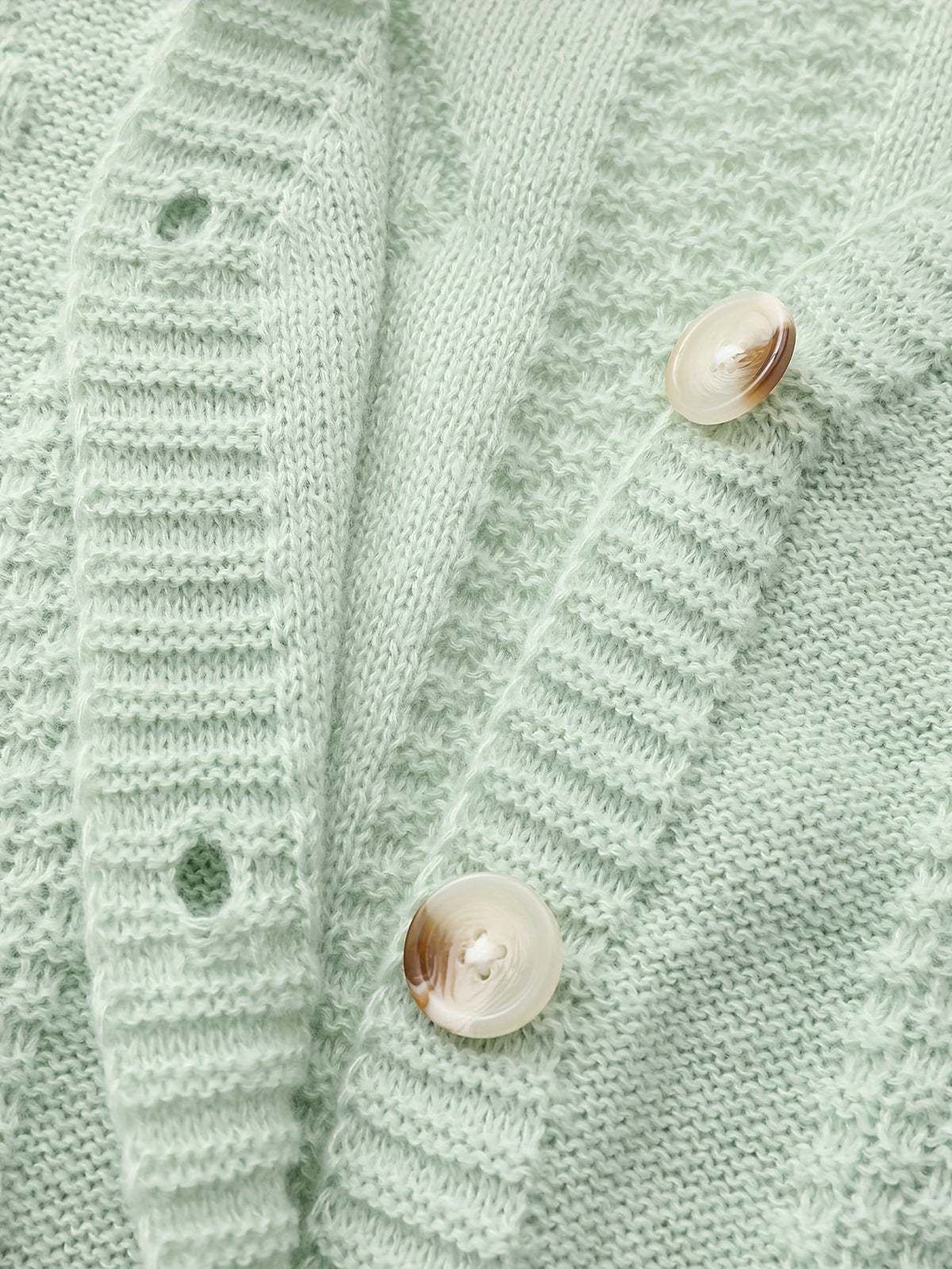 Women's Embroidered Flower Knit Cardigan with Pockets