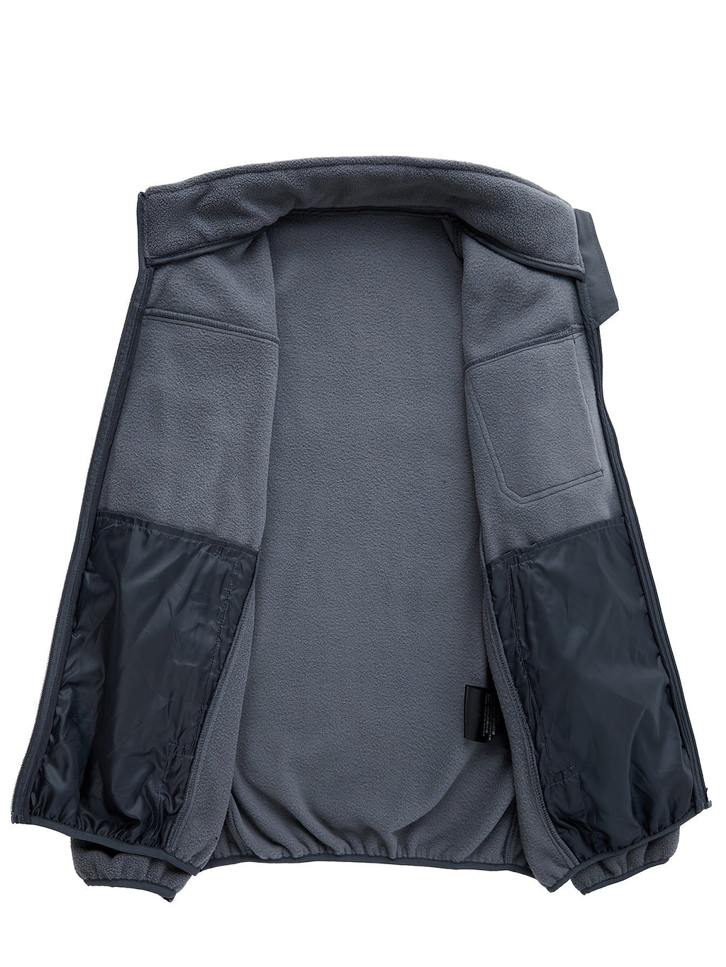 Women's Stand Collar Zip-Pocket Utility Jacket