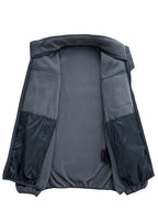 Women's Stand Collar Zip-Pocket Utility Jacket