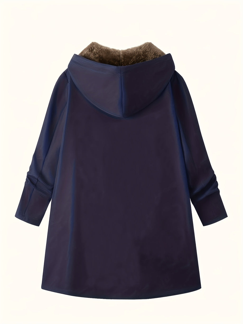 Women's Soft-Lined Hooded Zip-Up Winter Coat