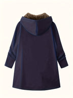 Women's Soft-Lined Hooded Zip-Up Winter Coat