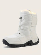 Men's Padded High-Top Winter Boots with Cosy Plush Interior