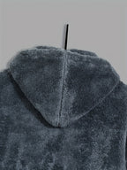 Women's Soft Plush Zip Hoodie Jacket