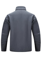 Women's Stand Collar Zip-Pocket Utility Jacket