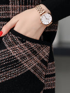 Women's Zip-Through Check Hoodie Jacket