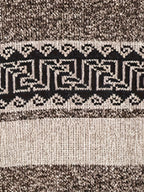 Women's Plush-Lined Patterned Zip Cardigan