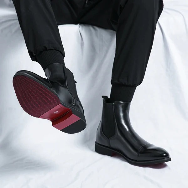 Men's Structured Leather Boots for Smart Casual Days