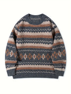 Women's Heritage Pattern Relaxed Knit Jumper