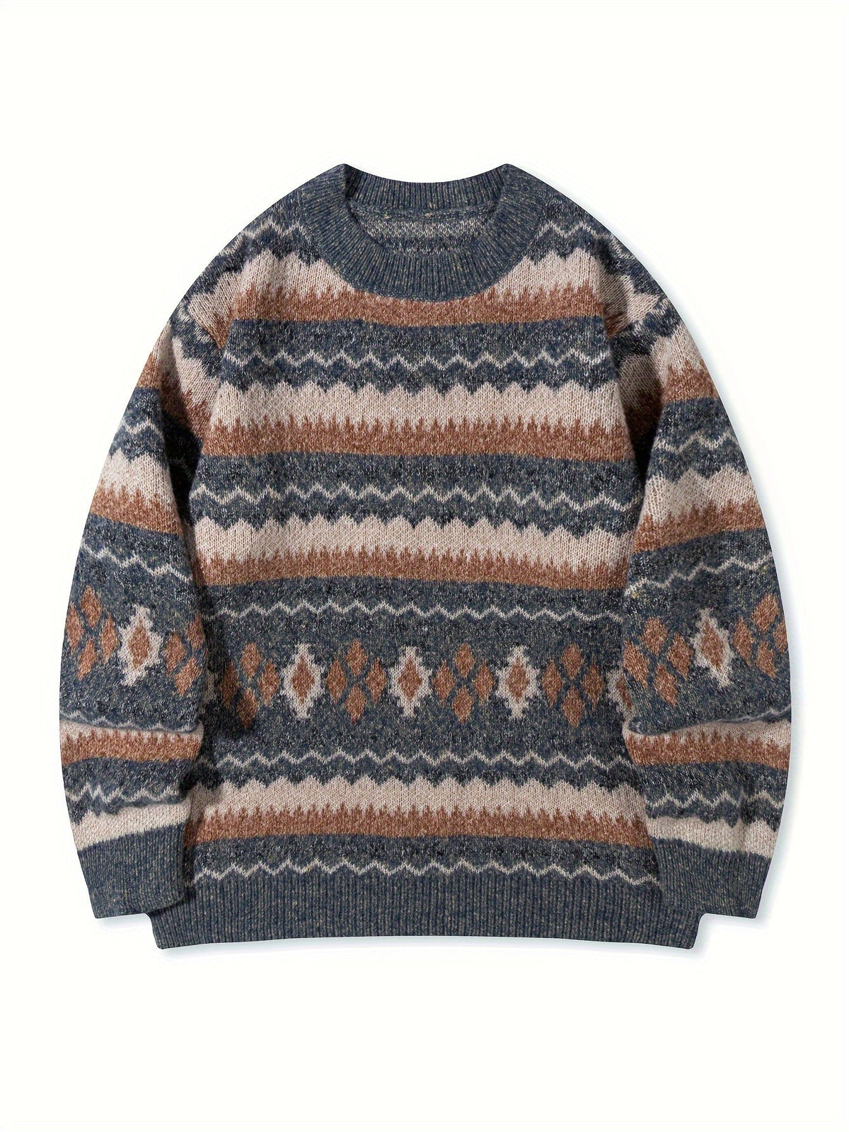 Women's Heritage Pattern Relaxed Knit Jumper