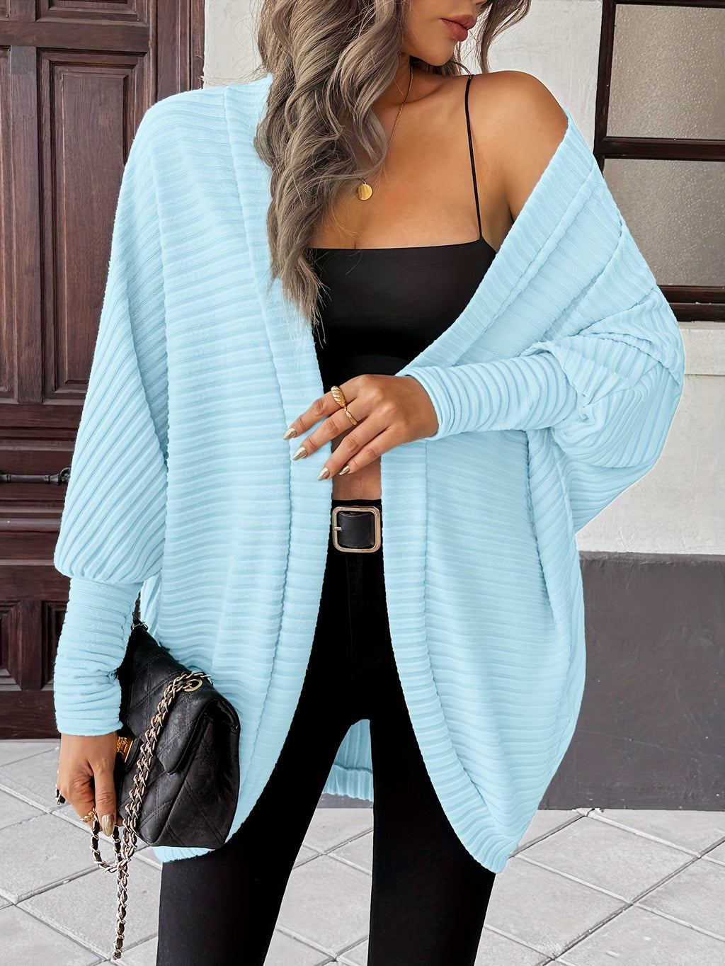 Women's Lightweight Flowing Open Cardigan
