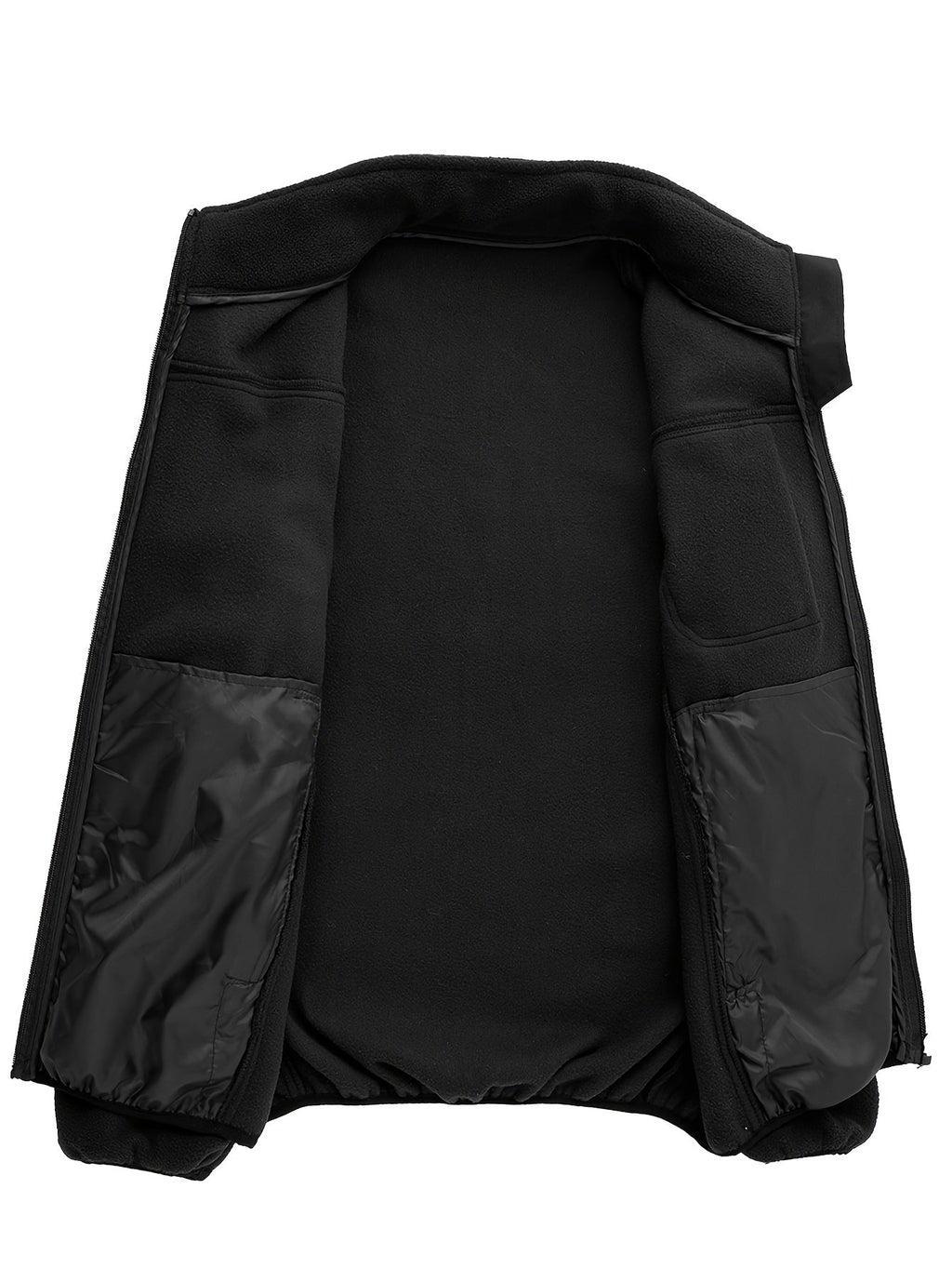 Women's Stand Collar Zip-Pocket Utility Jacket