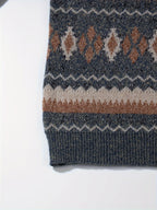 Women's Heritage Pattern Relaxed Knit Jumper