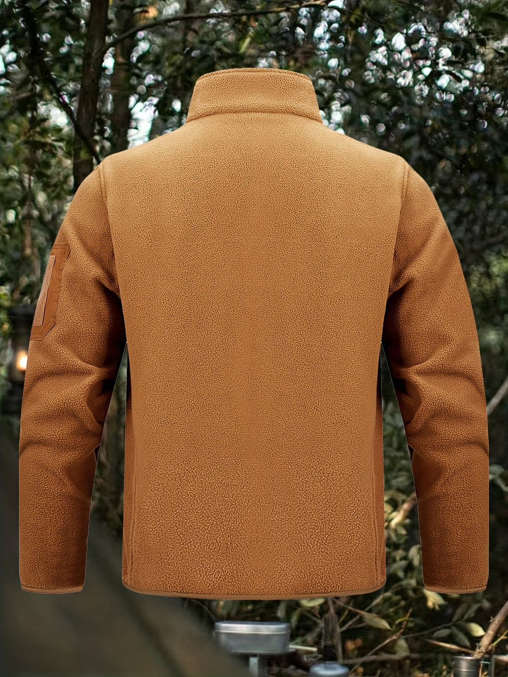 Women's Stand Collar Zip-Pocket Utility Jacket