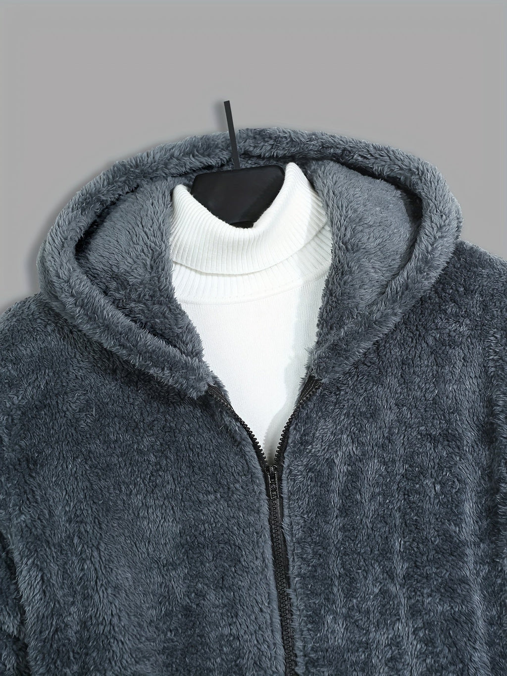 Women's Soft Plush Zip Hoodie Jacket