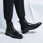 Men's Structured Leather Boots for Smart Casual Days