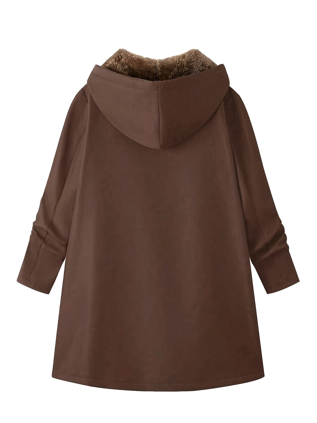Women's Soft-Lined Hooded Zip-Up Winter Coat