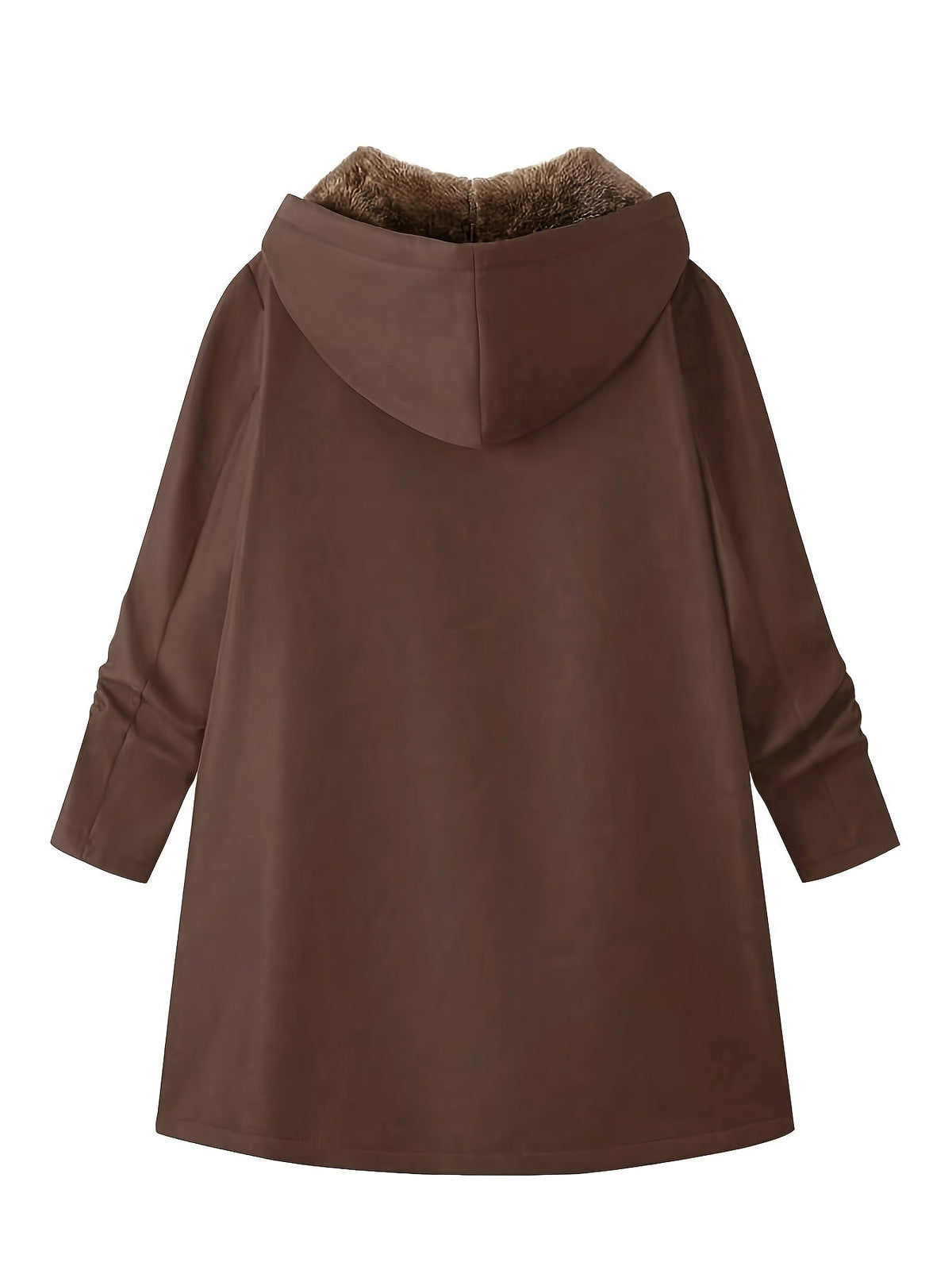 Women's Soft-Lined Hooded Zip-Up Winter Coat