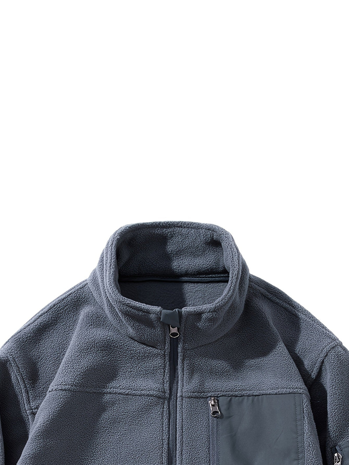 Women's Stand Collar Zip-Pocket Utility Jacket