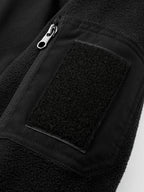 Women's Stand Collar Zip-Pocket Utility Jacket