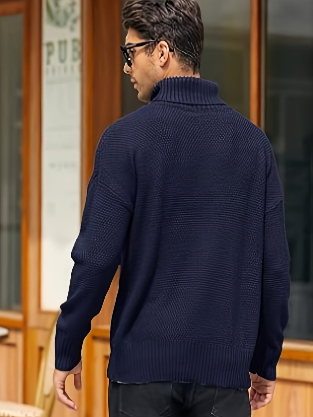 Women's Plus Size Cable Pattern Roll Neck Jumper