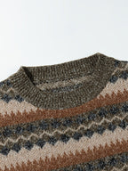 Women's Heritage Pattern Relaxed Knit Jumper
