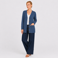 Women's Cable Knit Button-Front Cardigan Sweater