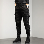 Men's Stretch Utility Cargo Joggers with Slim Tapered Fit
