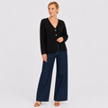 Women's Button-Front Knit Cardigan Sweater