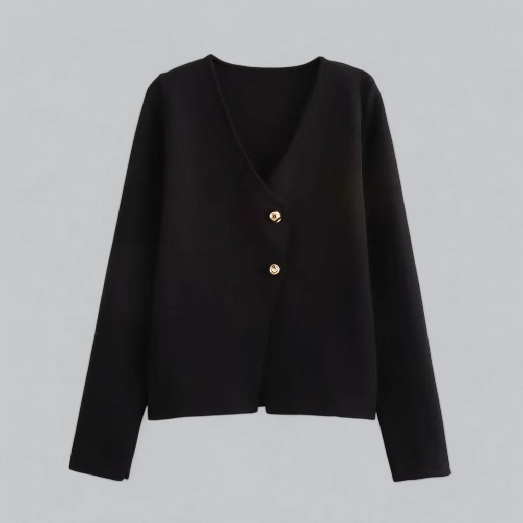 Grace | Women's Minimal Button Cardigan