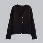 Grace | Women's Minimal Button Cardigan
