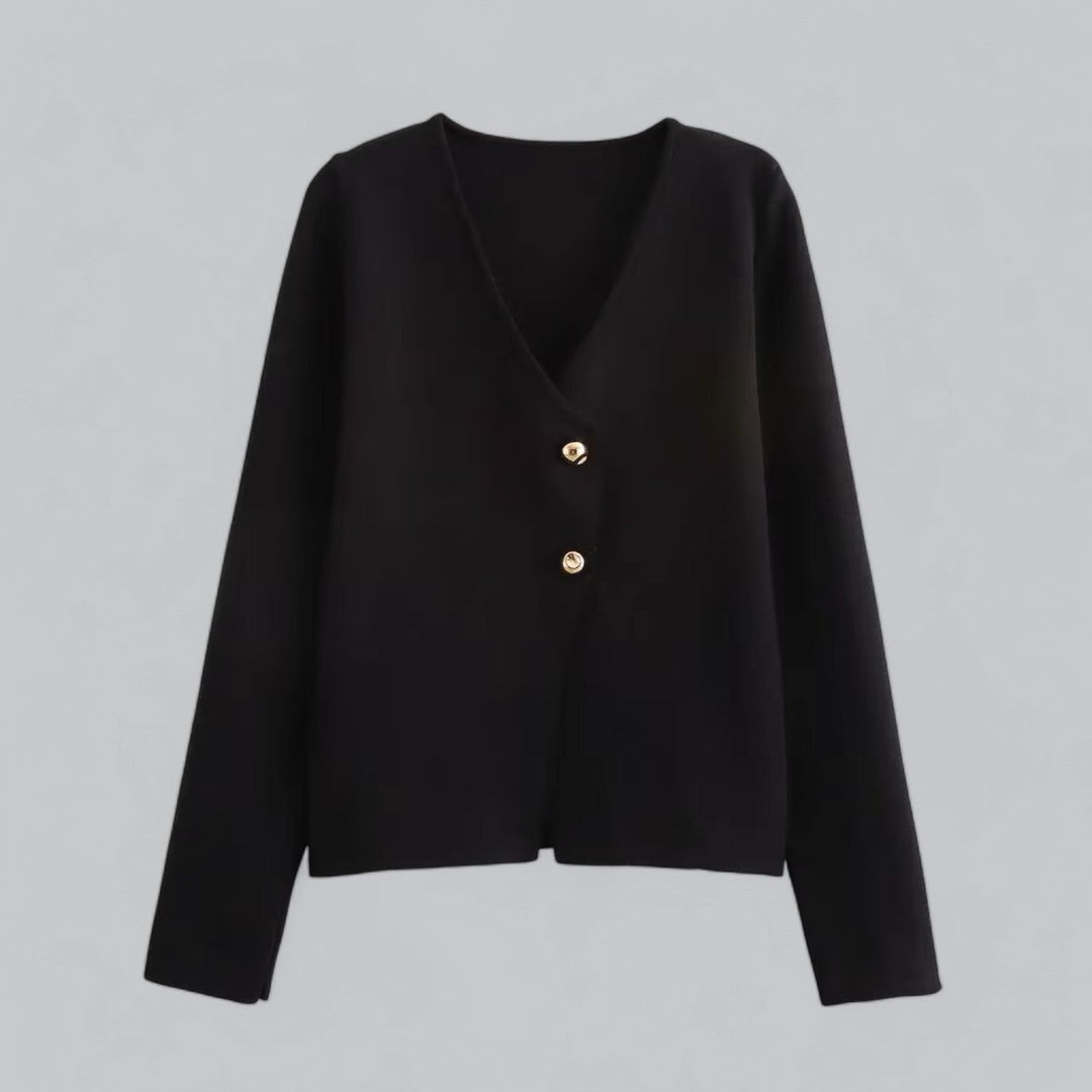 Grace | Women's Minimal Button Cardigan