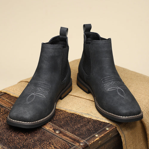 Men's Leather Chelsea Boots for Smart Casual Days – Black
