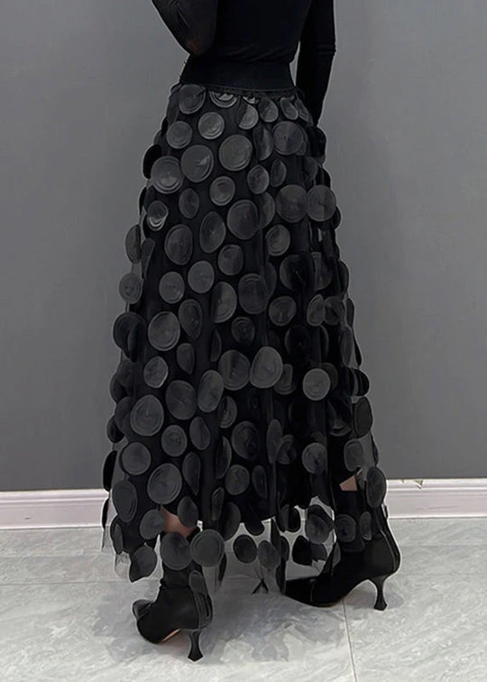 Women's Printed Maxi Skirt with High Waist
