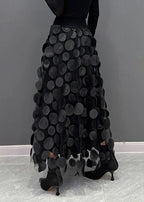 Women's Printed Maxi Skirt with High Waist