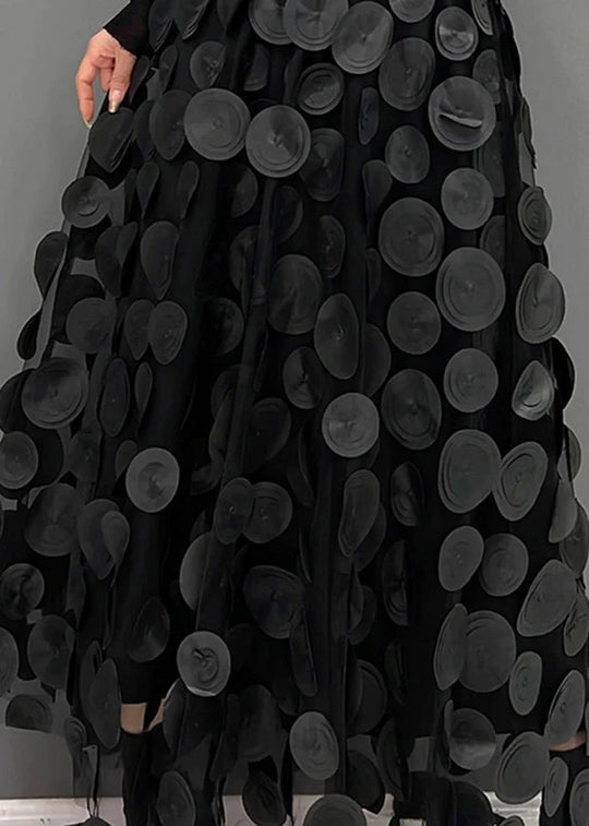 Women's Printed Maxi Skirt with High Waist