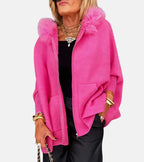 Women's Relaxed Hooded Coat for Cosy Everyday Warmth