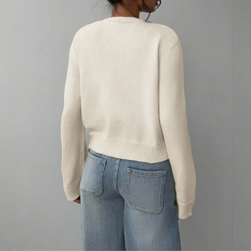 Elowen | Women’s Cropped Button Cardigan