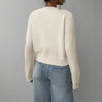 Elowen | Women’s Cropped Button Cardigan